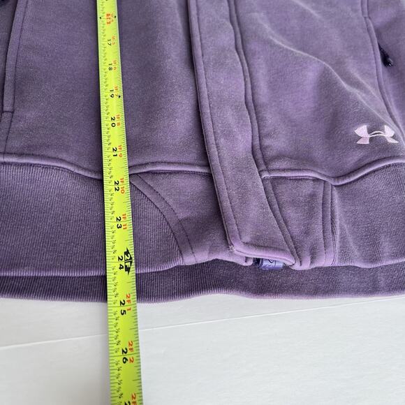 Under Armour Storm ColdGear Infrared Shield Hooded Jacket Womens Small Purple - Picture 14 of 14